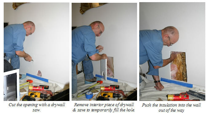 cut interior wall